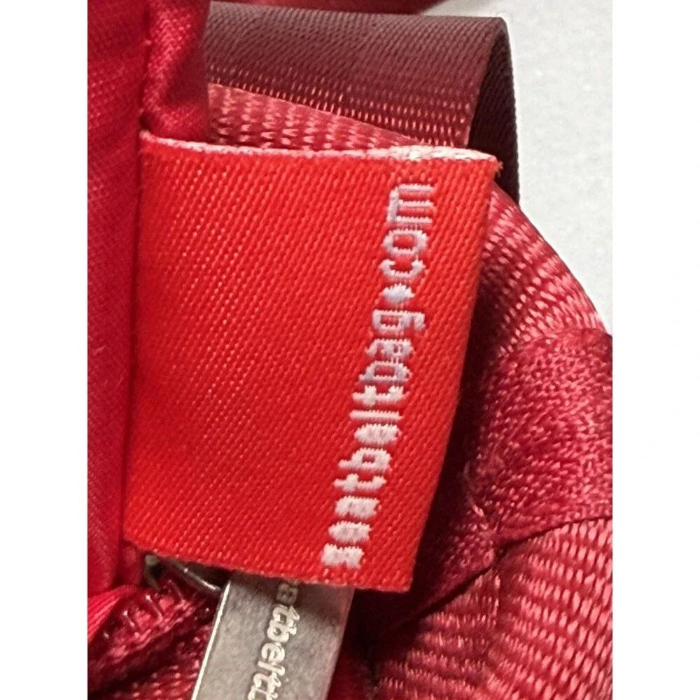 Original Seatbelt Bag Burgundy Mini Messenger Crossbody Bag Vintage Y2K Unique